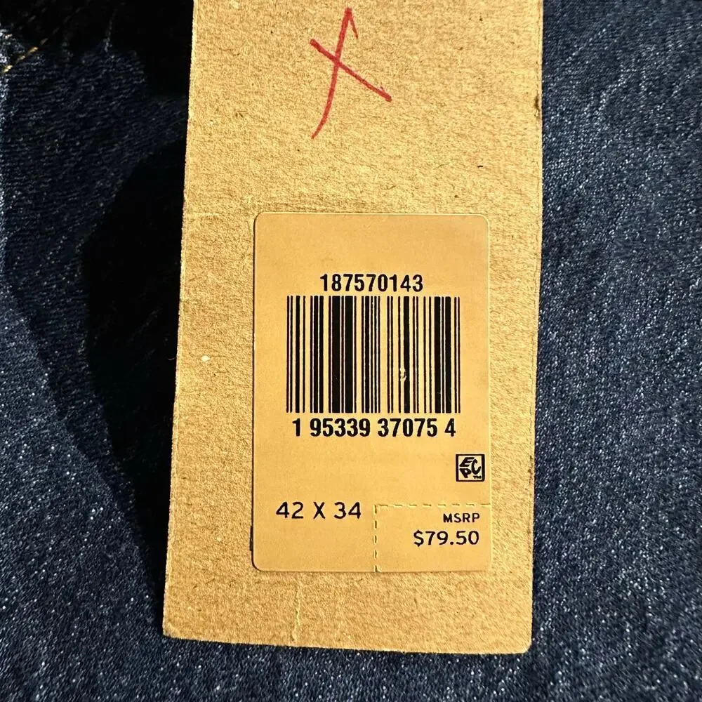 NWT Levi’s 541 Athletic Taper Jeans Dark Wash B&T 42x34